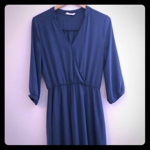 Blue Casual Dress